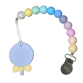 Baby Pacifier Clip (Color: Sweet Lollipop)