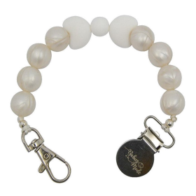 Pacifier Clip (Color: Snow Pearl)