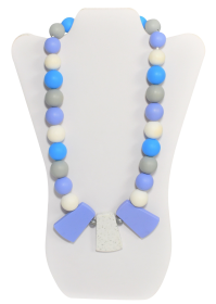 Teether Necklace (Color: Serenity Stella)