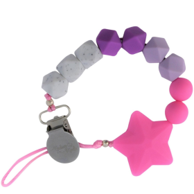 Pacifier Clip (Color: Shooting Star Blush)