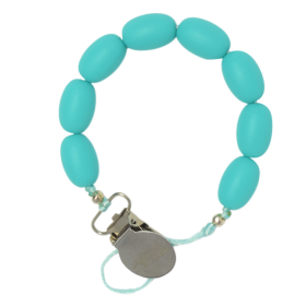 Pacifier Clip (Color: Turquoise Stone)