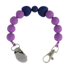 Pacifier Clip (Color: Violet's Bow)