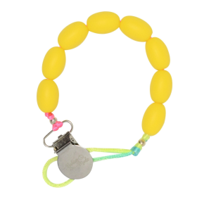 Pacifier Clip (Color: Yellow Stone)
