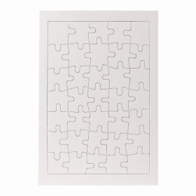 Color Your Own Puzzles (Color: Rectangular/Frame (35 Pieces), size: Assortment)