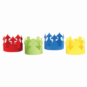 Crowns (Color: 4 Assorted Colors)