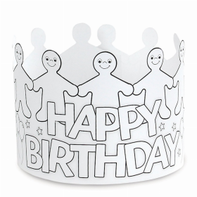 Crowns (Color: B&W Happy Birthday)
