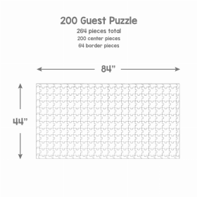 Guest Puzzle (size: 200 center pcs)