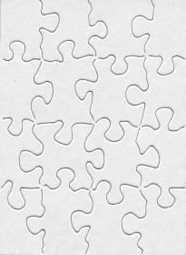 Blank Puzzles (Color: Standard, size: 4inx5.5in)