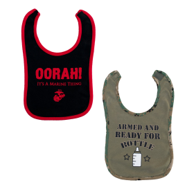 Marine Baby Bib Set (2 Pieces) (Color: Assortment)