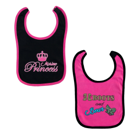 Marine Baby Bib Set (2 Pieces) (Color: pink)