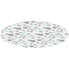 Splash Mat (Color: Elephants, size: One Size)