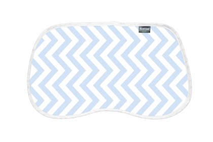 Burp Pads (Color: Blue Chevron)