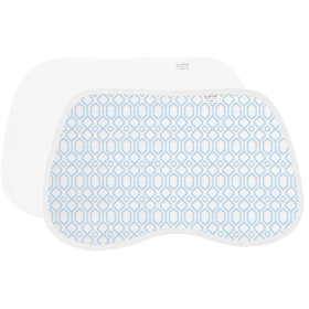 Burp Pads (Color: Blue Octagon)