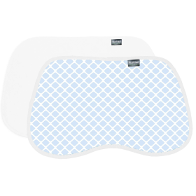 Burp Pads (Color: Blue Lattice)