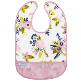 Cleanbib (Color: Garden Flowers Print, size: 6-12m)
