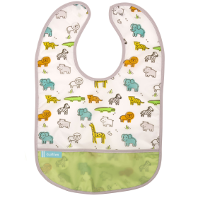 Cleanbib (Color: Safari Print, size: 6-12m)