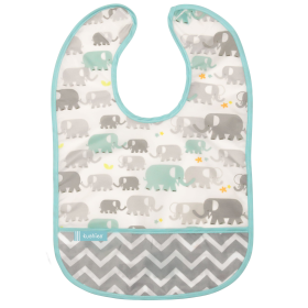 Cleanbib (Color: Elephants Print, size: 6-12m)