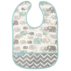 Cleanbib (Color: Elephants Print, size: 12M Plus)