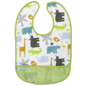 Cleanbib (Color: Jungle Animals Print, size: 12M Plus)