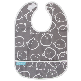 Cleanbib Waterproof Bib (Color: Blue, size: 12M Plus)