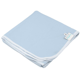 Flannel | Receiving Blanket (Color: Blue Solid)