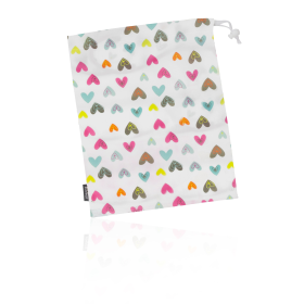 Waterproof | Laundry Bag (Color: Doodle Heart Print)