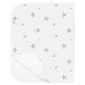 Printed Organic Jersey Change Pad (Color: Grey)