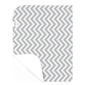 Deluxe Baby Changing Pad (Color: Grey Chevron)