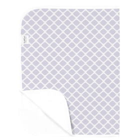 Deluxe Baby Changing Pad (Color: Lilac Lattice)
