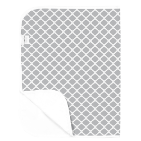 Deluxe Baby Changing Pad (Color: Grey Lattice)