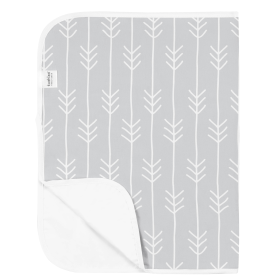 Deluxe Baby Changing Pad (Color: Flannel One Direction Lt. Grey)