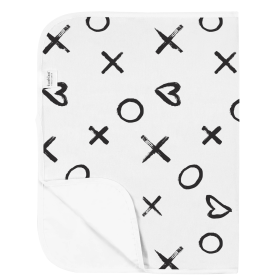 Deluxe Baby Changing Pad (Color: Xo Black & White)