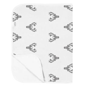 Deluxe Baby Changing Pad (Color: Deer Black & White)