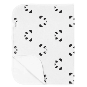 Deluxe Baby Changing Pad (Color: Pandas Black & White)