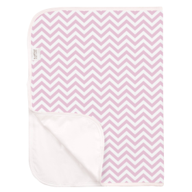 Terry | Portable Changing Pad (Color: Pink Chevron)