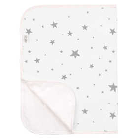 Terry | Portable Changing Pad (Color: Grey Scribble Star)