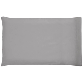 Pillow Case Percale (Color: Grey)