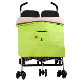 Blue Banana Double Stroller Blanket (Color: green, size: 3m)