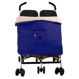 Blue Banana Double Stroller Blanket (Color: navy, size: 3m)