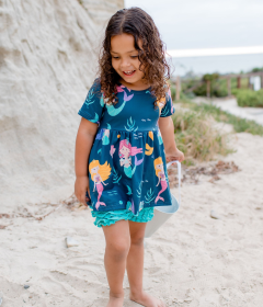 Mermaid play set 2 pc Tunic (size: 7)