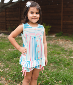 Candy Stripes Beach Collection 2 pc Set (size: 2)