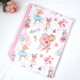 Honey Lemonade - Premium Baby & Toddler Minky Blanket (Color: Ballerinas, size: 30x40 inches)