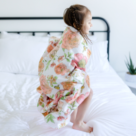 Honey Lemonade - Premium Baby & Toddler Minky Blanket (Color: Botanical Floral, size: 30x40 inches)