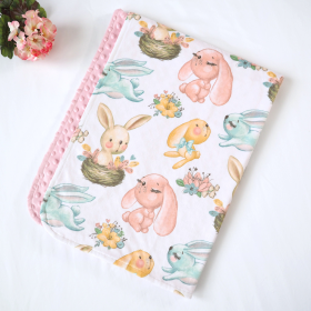 Honey Lemonade - Premium Baby & Toddler Minky Blanket (Color: Bunnies, size: 30x40 inches)