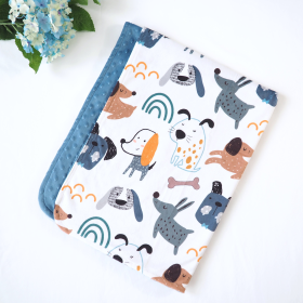 Honey Lemonade - Premium Baby & Toddler Minky Blanket (Color: Dogs, size: 30x40 inches)
