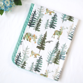 Honey Lemonade - Premium Baby & Toddler Minky Blanket (Color: In The Woods, size: 30x40 inches)