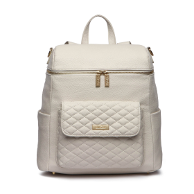 Monaco Diaper Bag (Color: Pearl White)