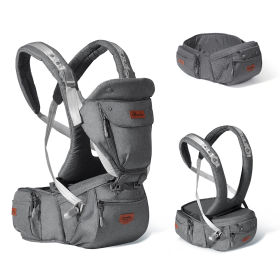 Ergonomic Baby Carrier (Copy Ver 1) (Color: Grey)