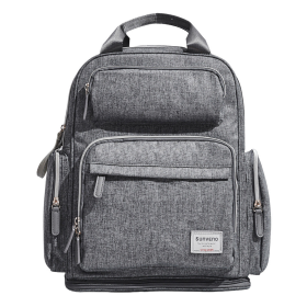 Extendable Diaper Backpack (Color: Grey)