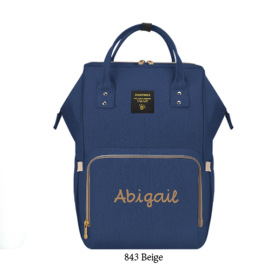Personalized Classic Diaper Backpack (Color: Blue)